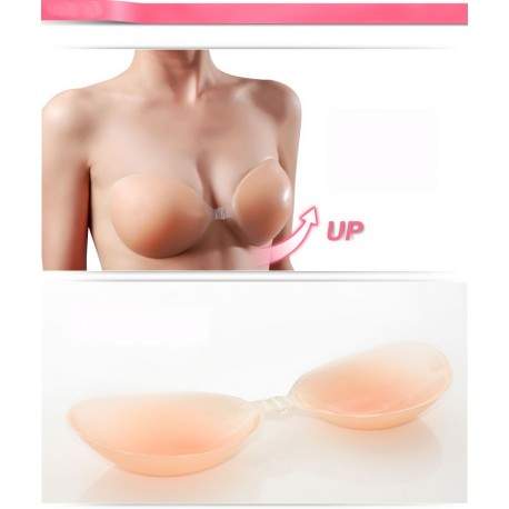 Soutien-Gorge Auto Adhésif Invisible Bonnet C en Silicone